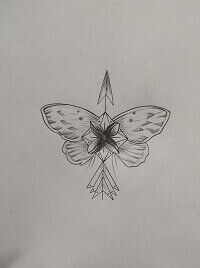 Photo de croquis au crayon