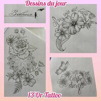 Photo de croquis au crayon